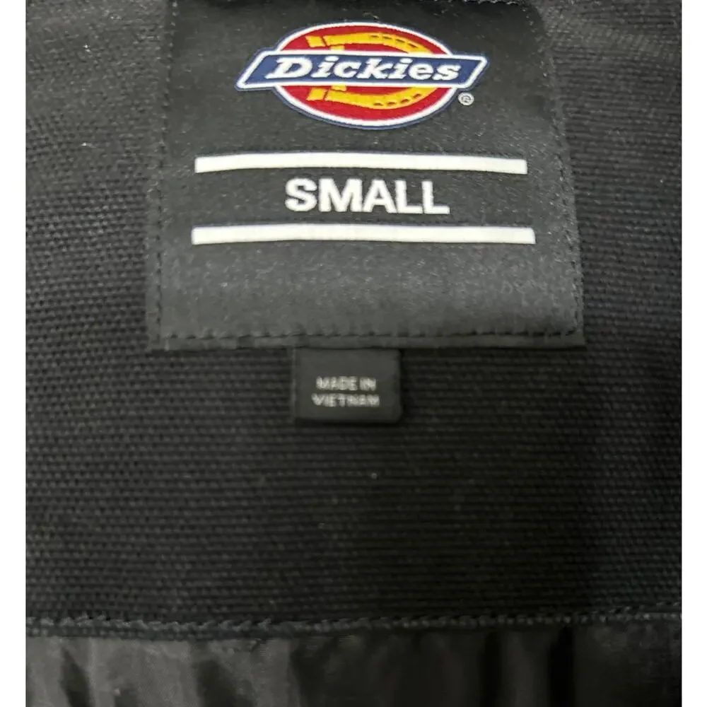 Dickies Mount Hope Sherpa Puffer Jacket Knit Black Women’s Small Cozy Winter - Picture 15 of 16